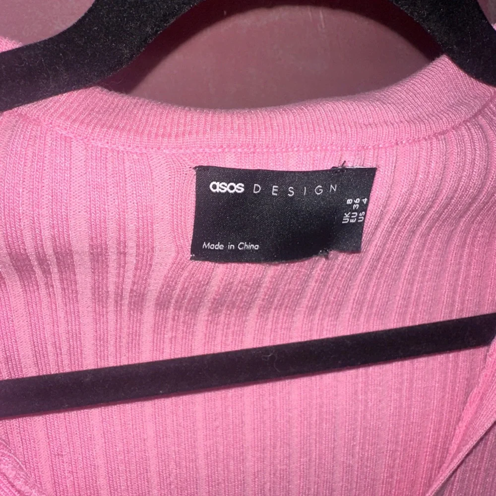 ASOS Pink Ribbed Sweater - Picture 2 of 4
